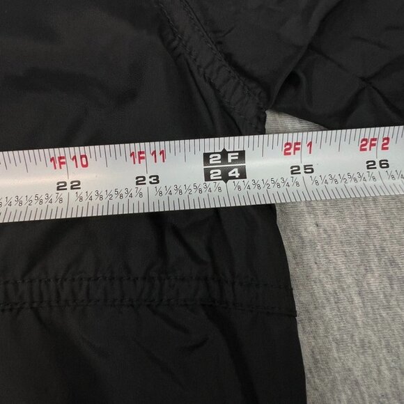 Vintage 90s Nike Windbreaker Single Swoosh Black Jacket Men's Size Medium - Picture 5 of 12